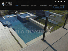 Tablet Screenshot of hydroscapes.com